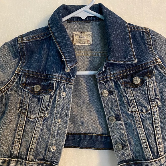 ralph lauren girls denim jacket
